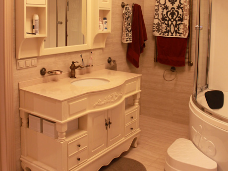 Дизайн интерьер ванной комнаты для загородного дома