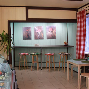 Дизайн интерьер кафе гриль г.Калязин
